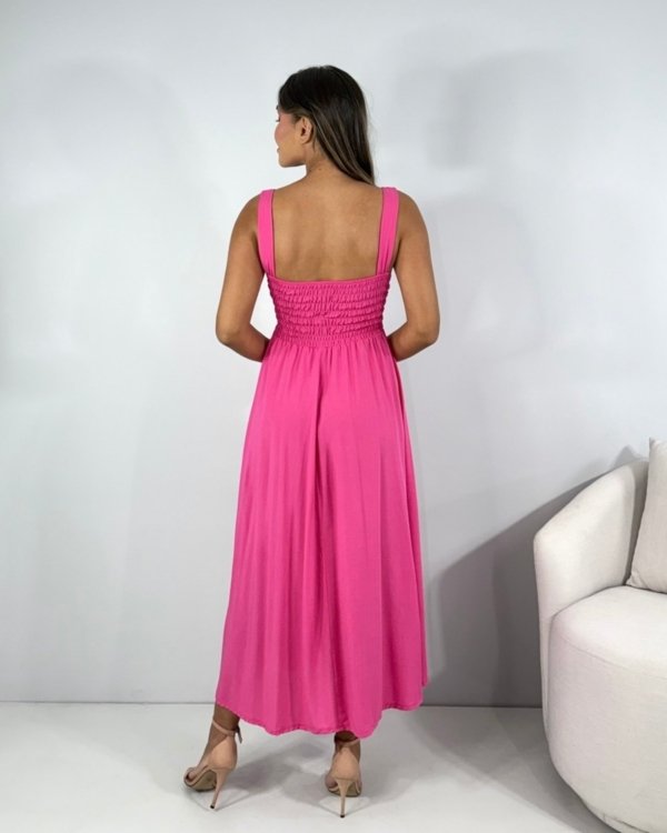 Vestido Samanta - Rosa Chiclete