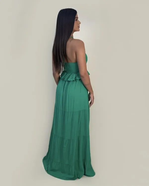 Vestido Marcy - Verde Bandeira