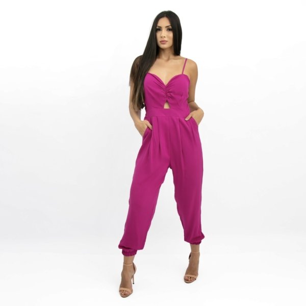 Macacão Cristina - Fúcsia