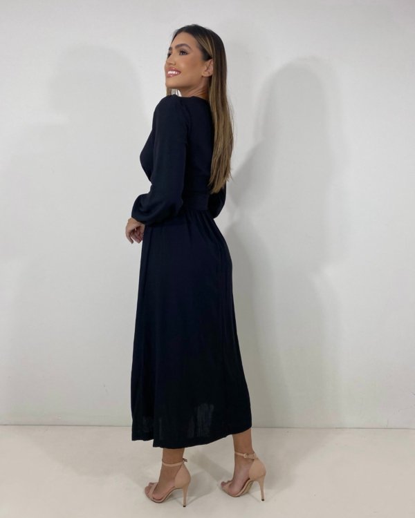 Vestido Clara - Preto