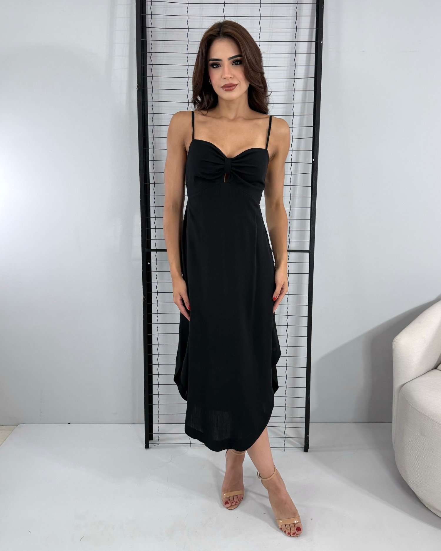 Vestido Agnes - Preto - Image 1