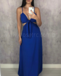 Vestido Natália – Azul Royal