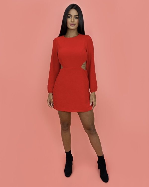 Macaquinho Vanessa - Vermelho