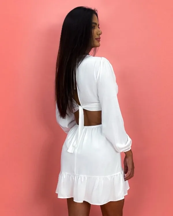 Vestido Cláudia - Branco