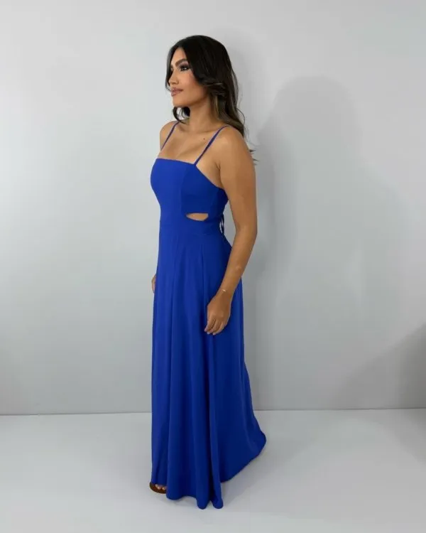 Vestido Babi - Azul Royal