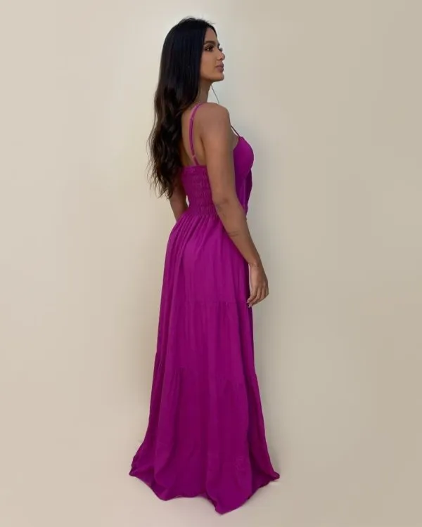 Vestido Camila - Fúcsia