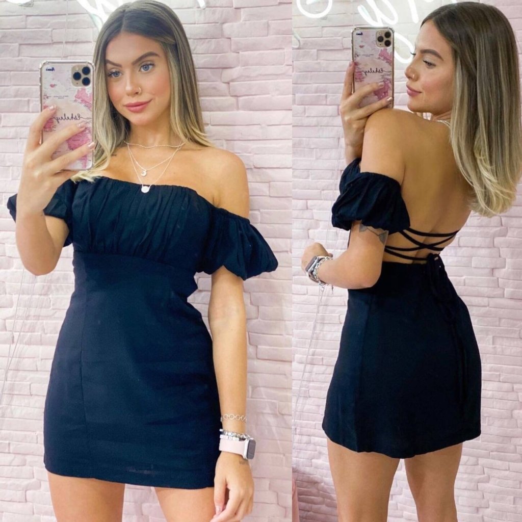 Vestido Thay - Preto