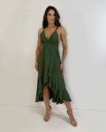 Vestido Zaya – Verde Militar