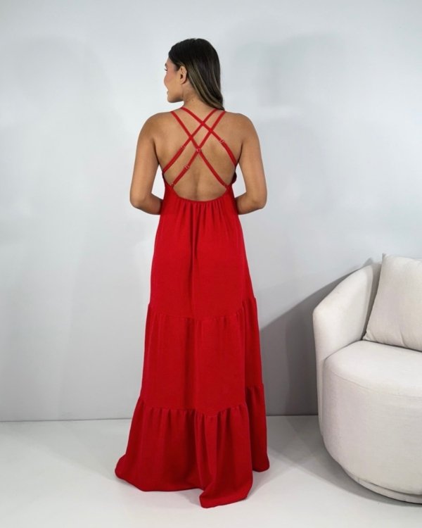 Vestido Noely - Vermelho
