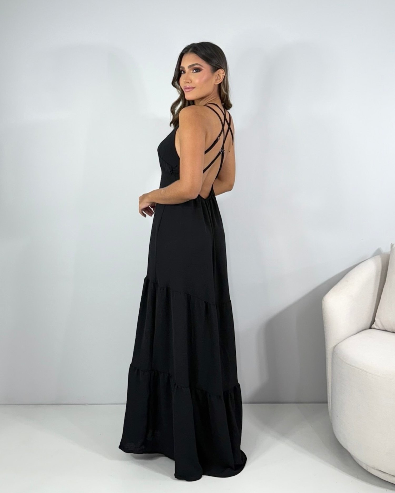 Vestido Noely - Preto - Image 2