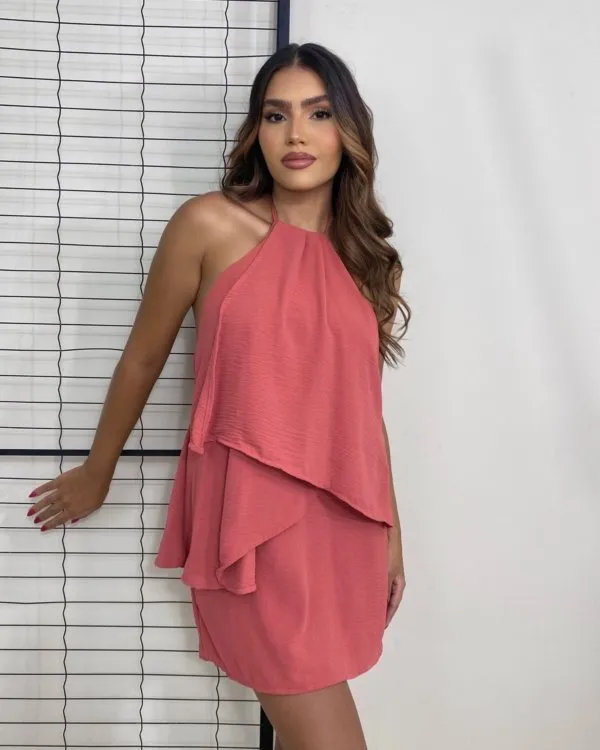 Vestido Tiffany - Rosê