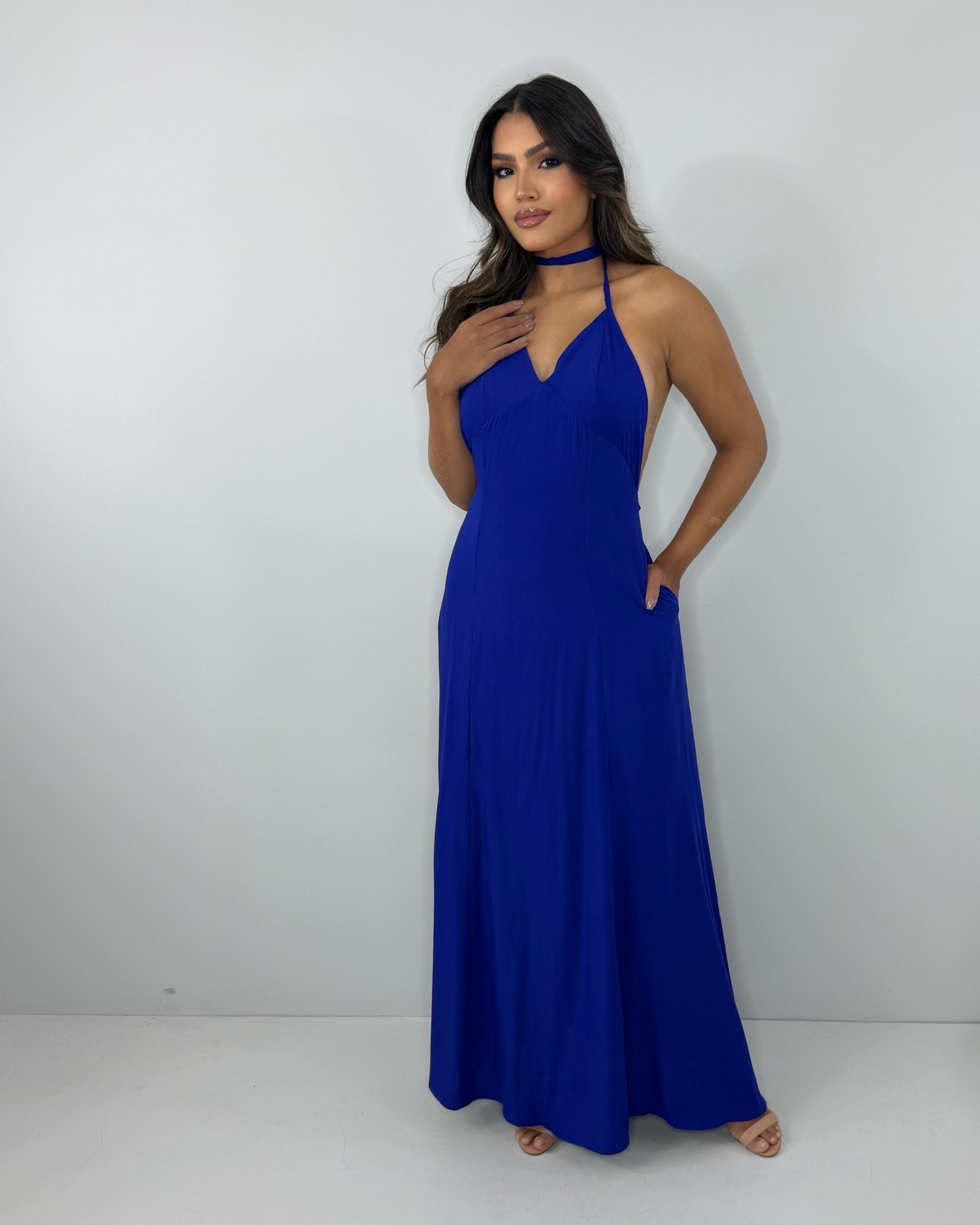 Vestido Victória - Azul Royal - Image 1