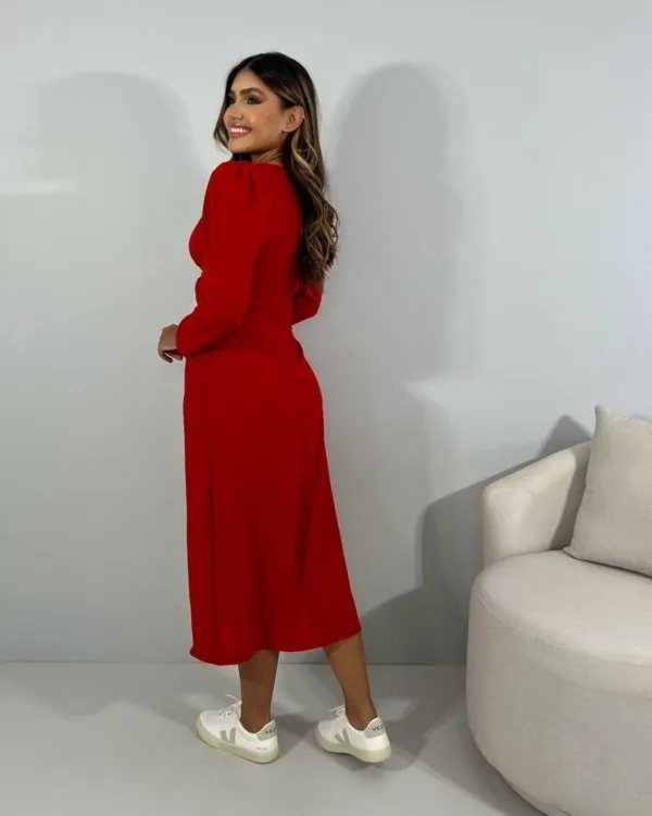Vestido Monalisa - Vermelho