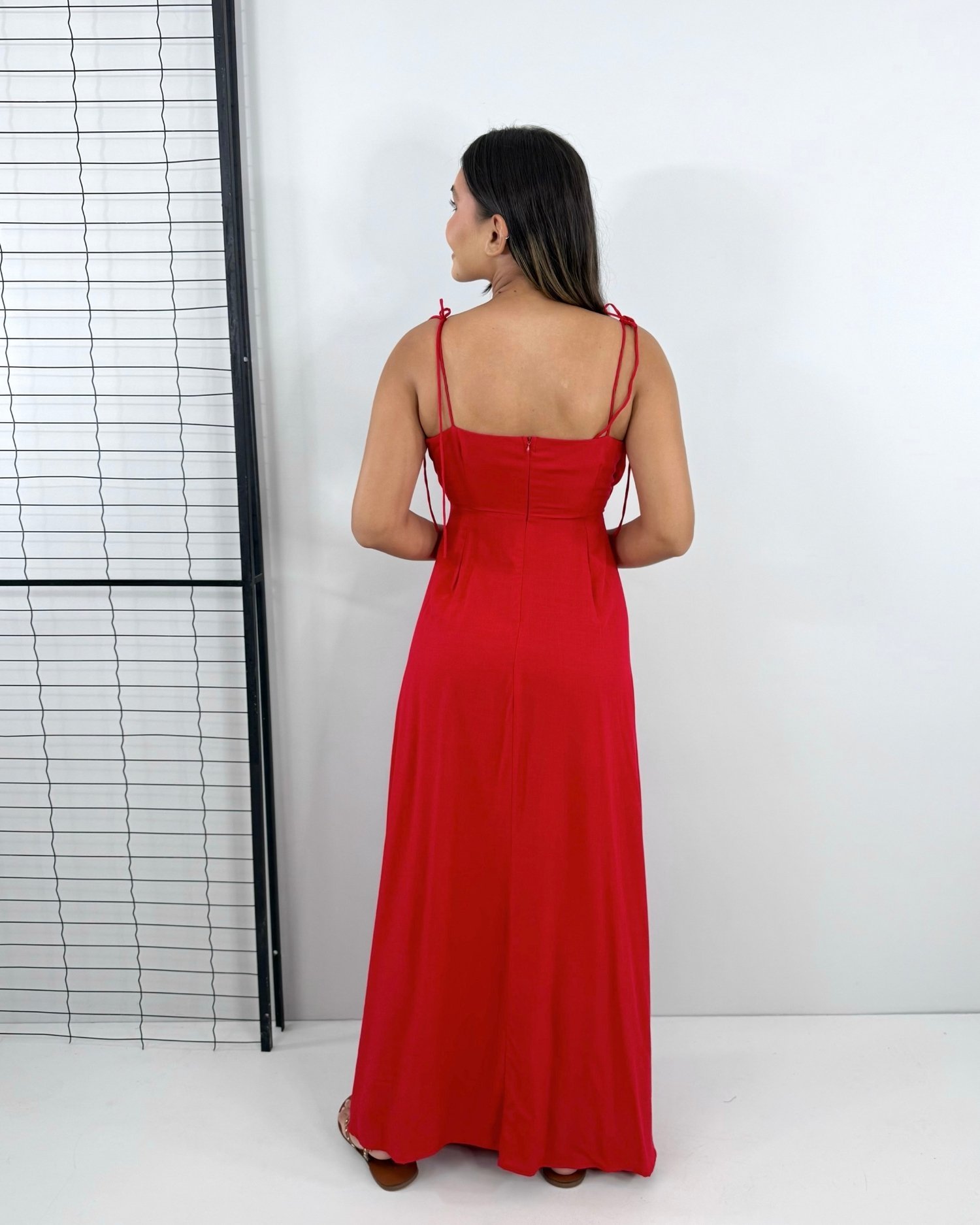 Vestido Drica Longo - Vermelho - Image 5