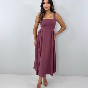 Vestido Samanta - Marrom - Image 1