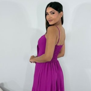 Vestido Camila - Fúcsia - Image 4
