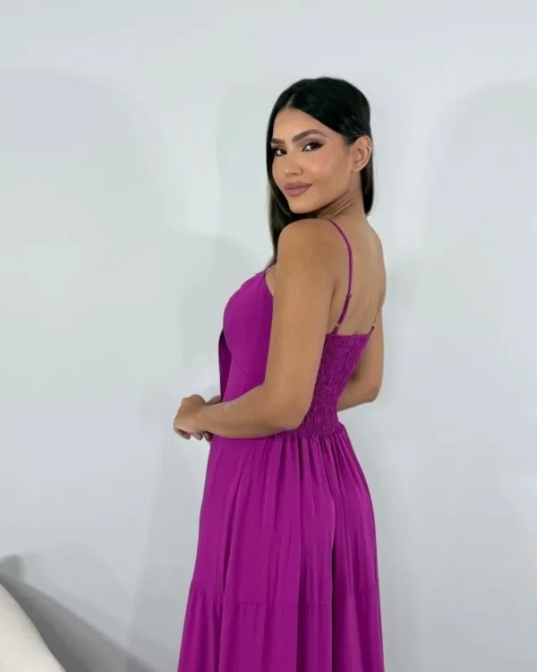 Vestido Camila - Fúcsia