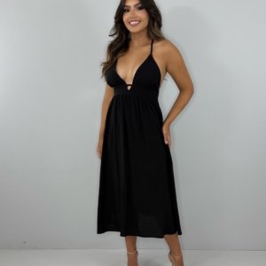 Vestido Heloína - Preto - Image 5