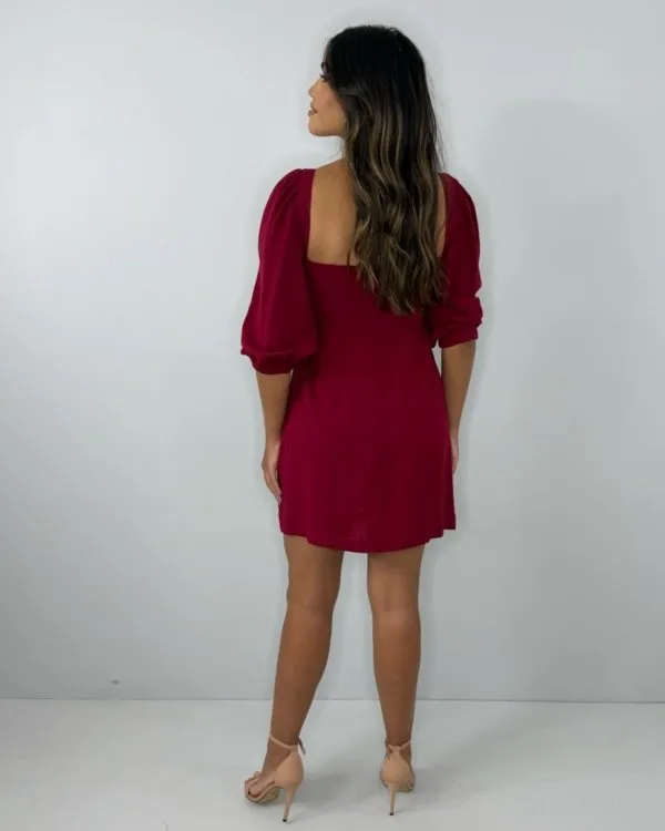 Vestido Yuna - Marsala