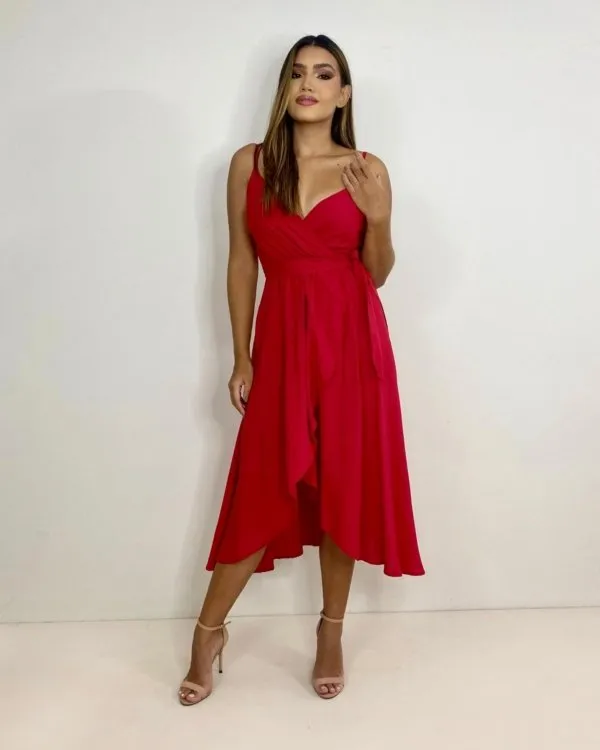 Vestido Hermione - Vermelho