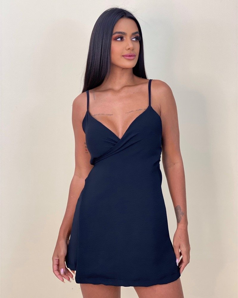 Vestido Soraia - Preto - Image 1
