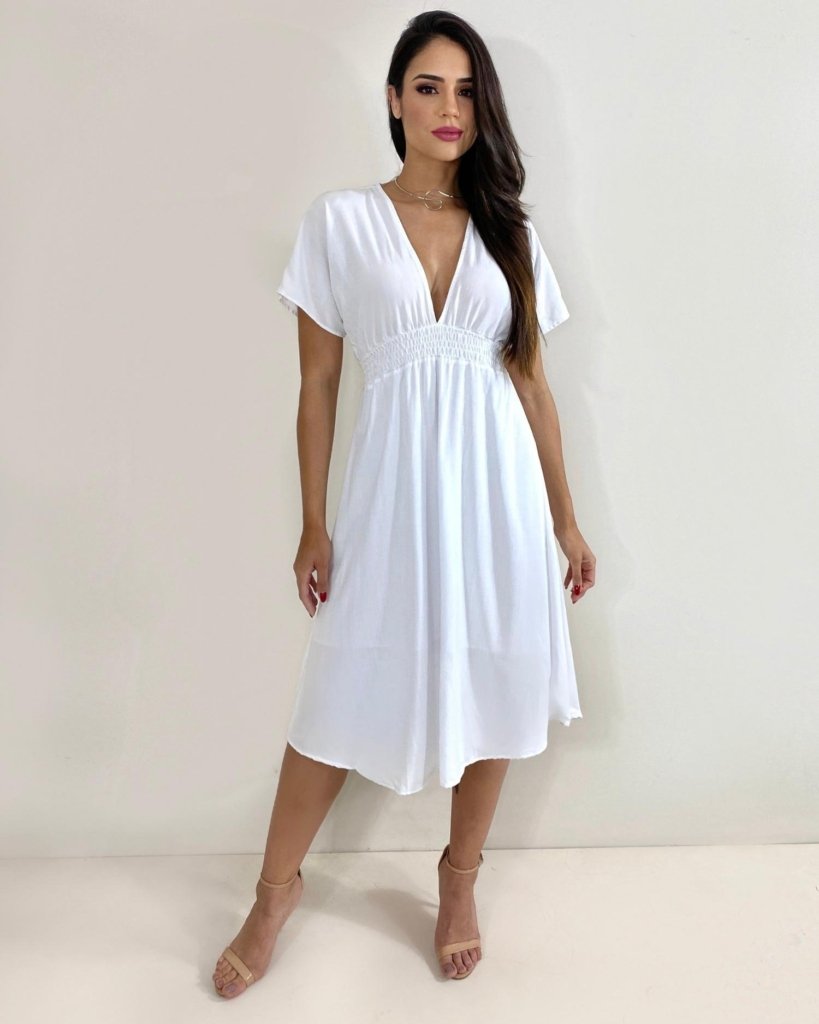 Vestido Marcela - Branco