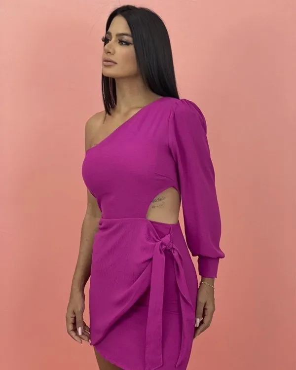 Vestido Amanda - Fúcsia