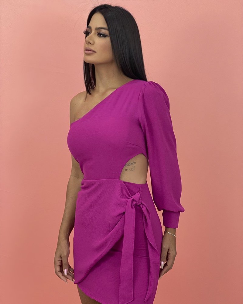 Vestido Amanda - Fúcsia - Image 3