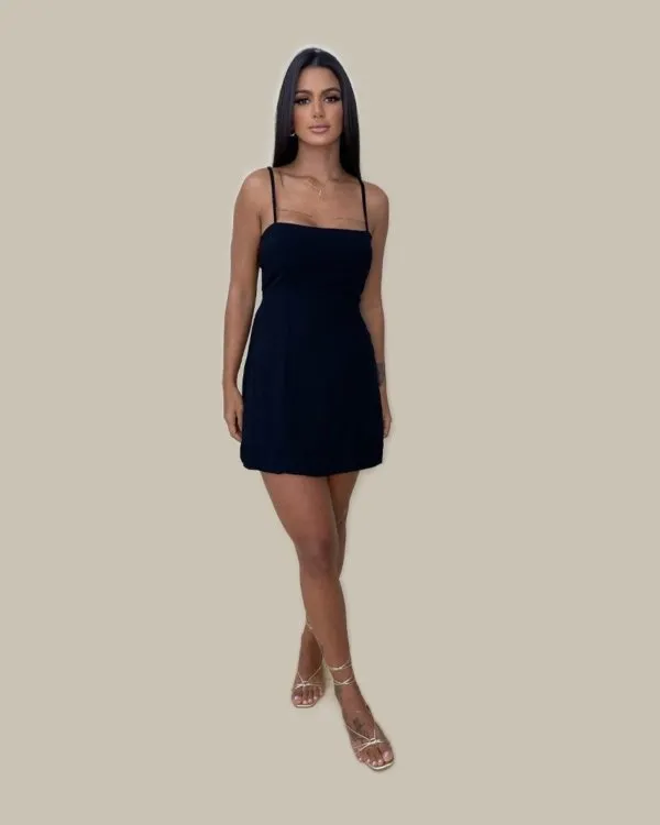Vestido Estela - Preto