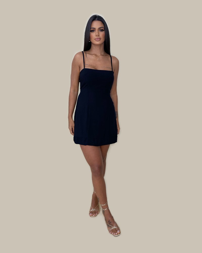 Vestido Estela - Preto - Image 1