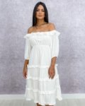 Vestido Angélica – Branco