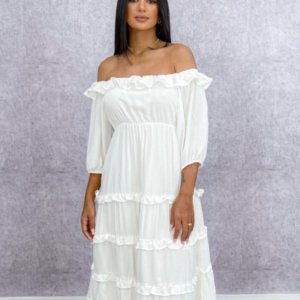 Vestido Angélica - Branco - Image 1