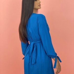 Vestido Marília - Azul Petróleo - Image 4