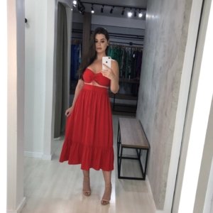 Conjunto Maria Eduarda - Vermelho - Image 1