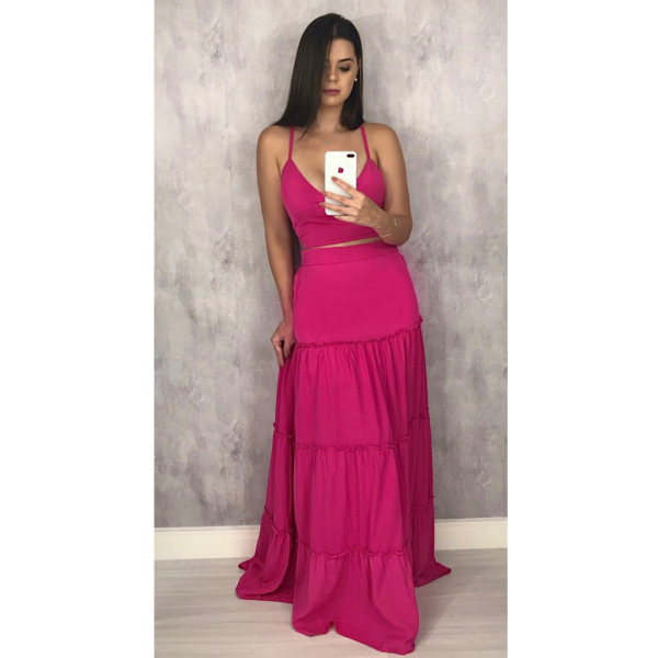 Conjunto Gabriela - Rosa Chiclete