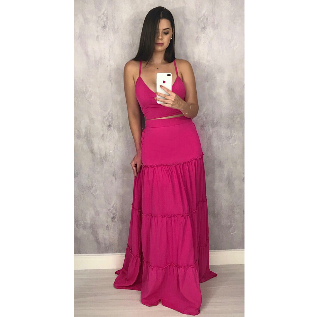 Conjunto Gabriela - Rosa Chiclete - Image 1