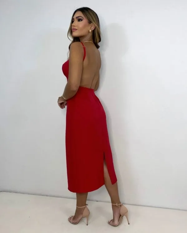 Vestido Alexa - Vermelho