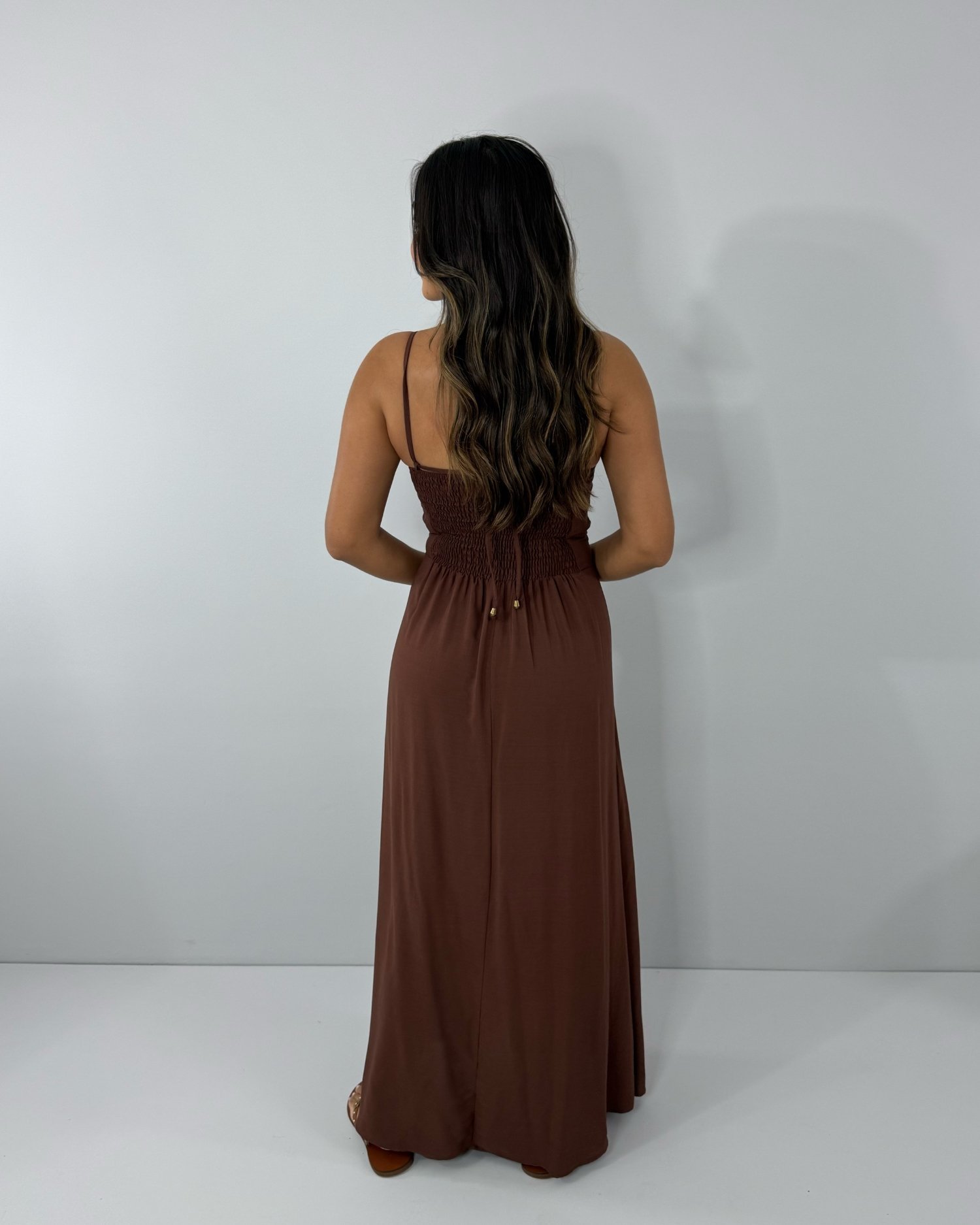 Vestido Babi - Marrom - Image 3