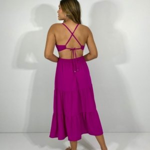Vestido Chiara - Fúcsia - Image 3