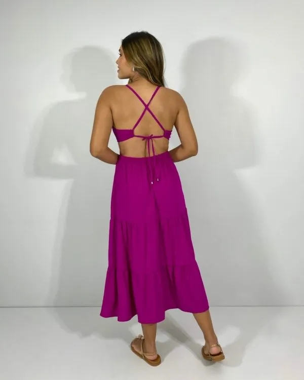 Vestido Chiara - Fúcsia