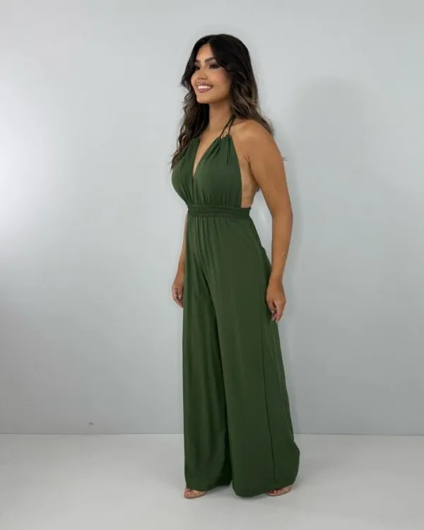 Macacão Carla - Verde Militar