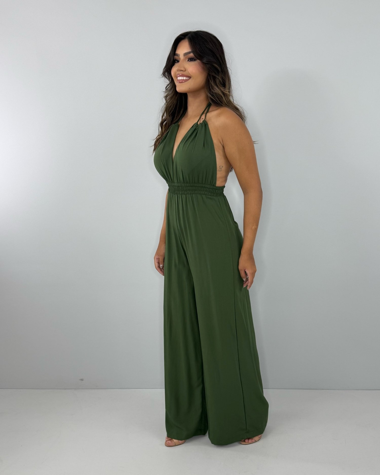 Macacão Carla - Verde Militar - Image 2