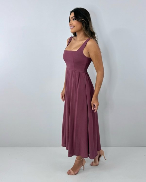 Vestido Samanta - Marrom