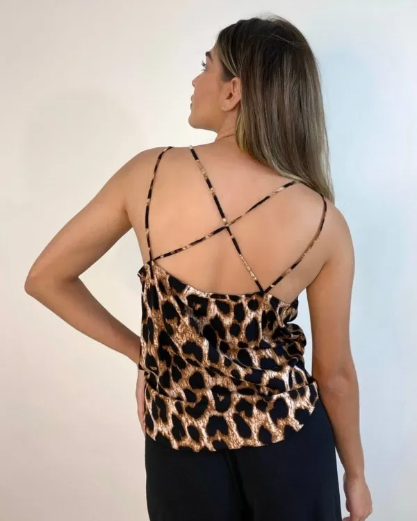 Blusa Isis - Animal Print