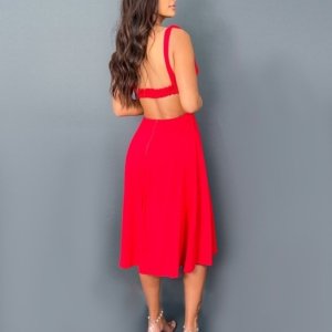 Vestido Viviane - Vermelho - Image 3