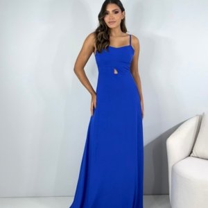 Vestido Lanna - Azul Royal - Image 3