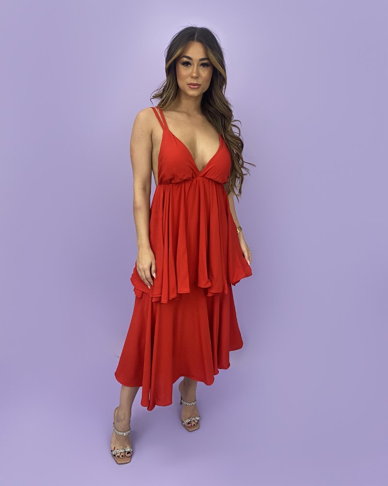 Vestido Hellen - Vermelho - Image 2