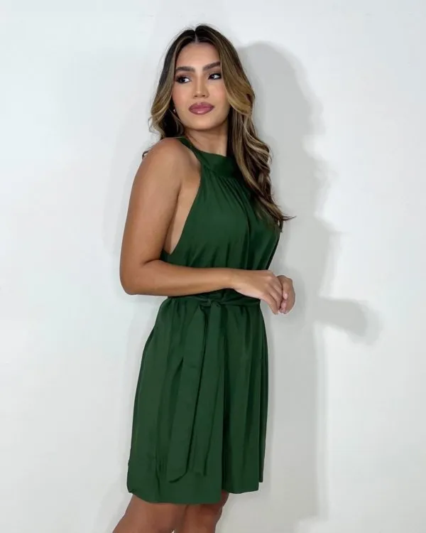 Vestido Daiane - Verde Militar