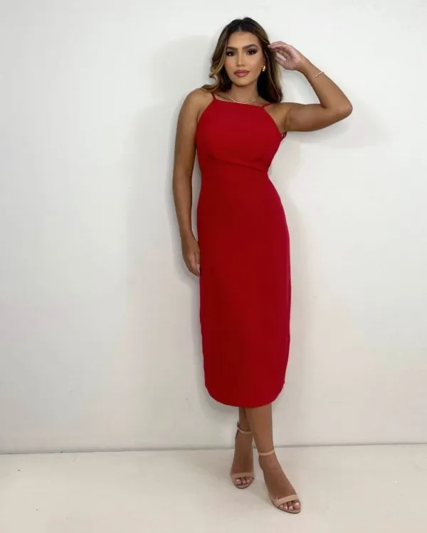 Vestido Alexa - Vermelho
