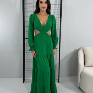 Vestido Rafaella - Verde Bandeira - Image 2